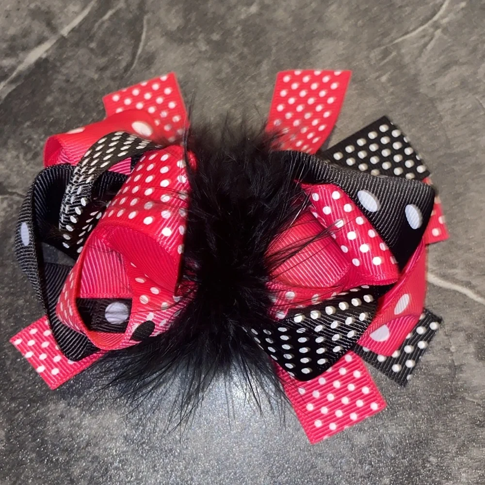 Handmade Mini Mouse Hair Bow